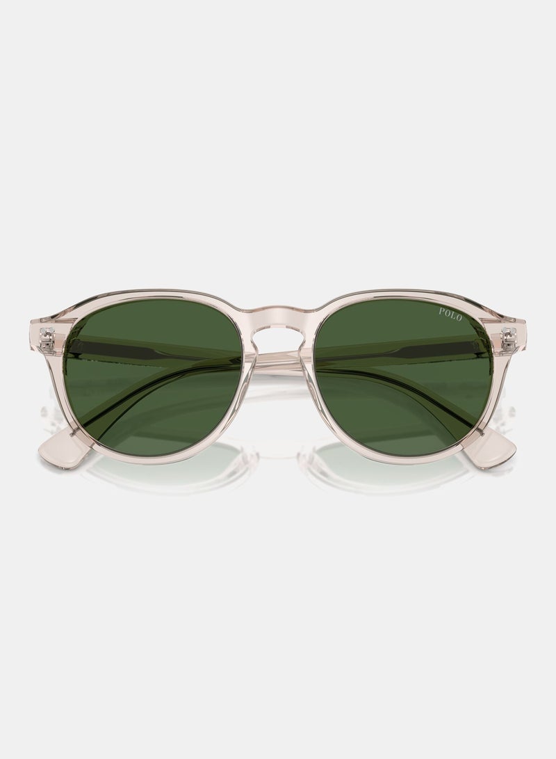 بولو نظارة شمسية بإطار كامل دائري 4221, 52, 6117, 71 - Image 4